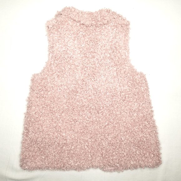 Norla Canada Vest Women's Medium Curly Poodle Sherpa Polyester Fleece - Picture 7 of 10